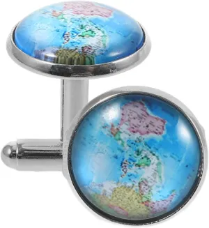 2pcs Men's Tuxedo Cufflinks Round Jewelry Metal Cufflinks for Men Suit Set Unique Design for Formal Occasions
