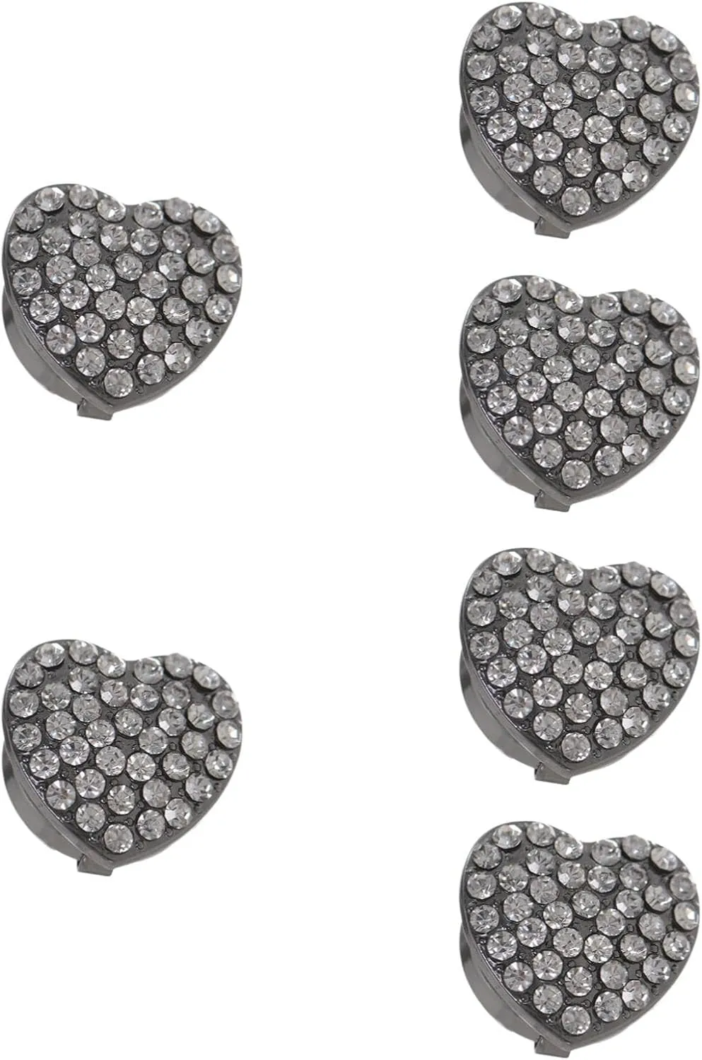 6Pcs Women Cufflinks Women's Jewelry Gift Simple Shirt Decoration Fashion Cuff Links Cuff Buttons for Dress Shirt Formal Suit