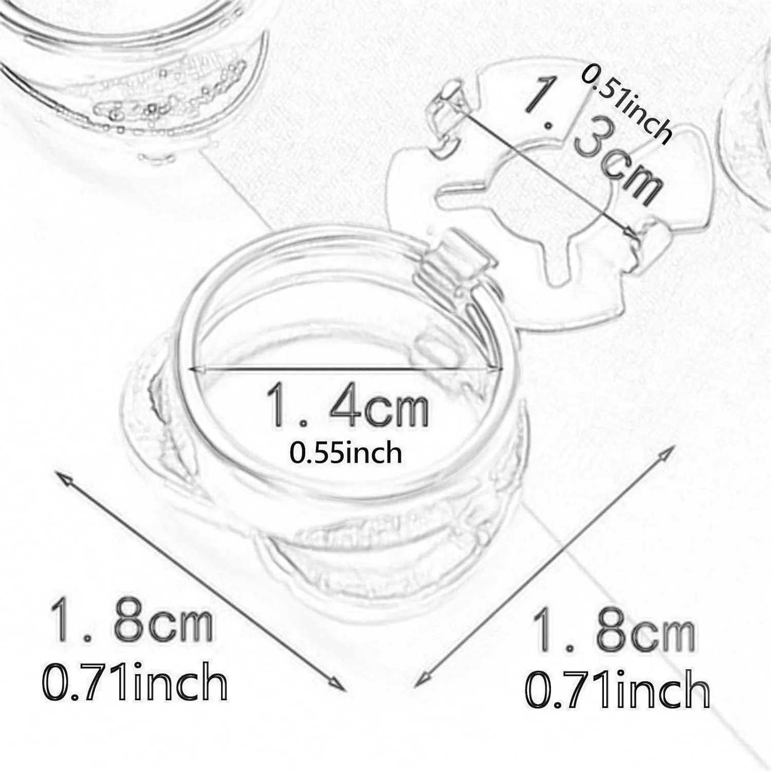 6Pcs Women Cufflinks Women's Jewelry Gift Simple Shirt Decoration Fashion Cuff Links Cuff Buttons for Dress Shirt Formal Suit