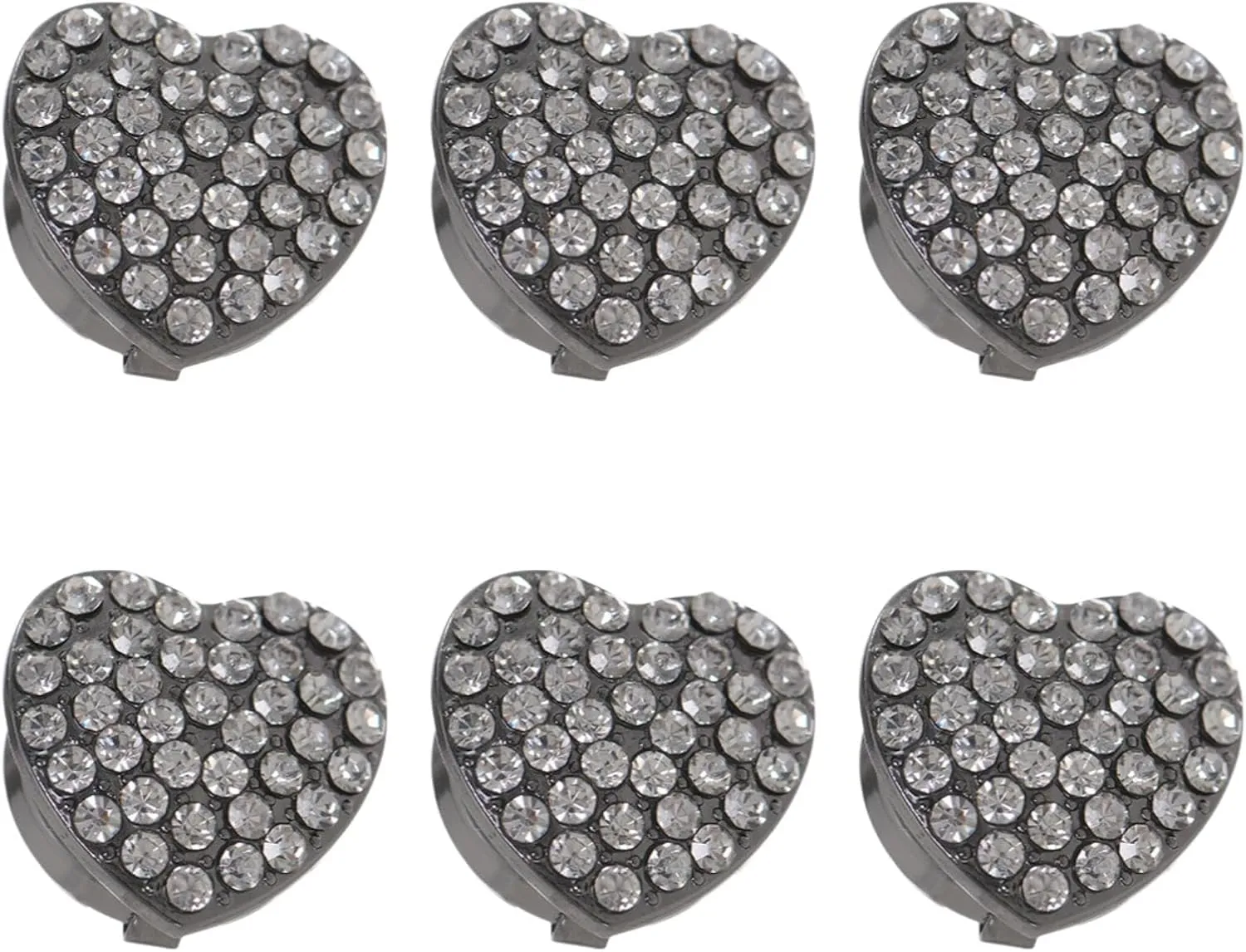 6Pcs Women Cufflinks Women's Jewelry Gift Simple Shirt Decoration Fashion Cuff Links Cuff Buttons for Dress Shirt Formal Suit