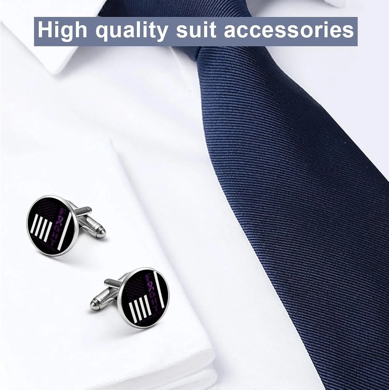 America Flag And Estonians Flag Shirt Cufflinks for Men Women,Cuff Links Men's Patriotic Theme Accessories
