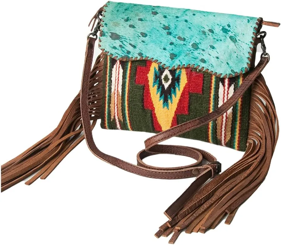 American Darling Crossbody Saddle Blanket Genuine Leather Western Women Bag Handbag Purse | Western Crossbody Bag | Travel Crossbody Bags | College Crossbody Bag | Casual Crossbody Bag