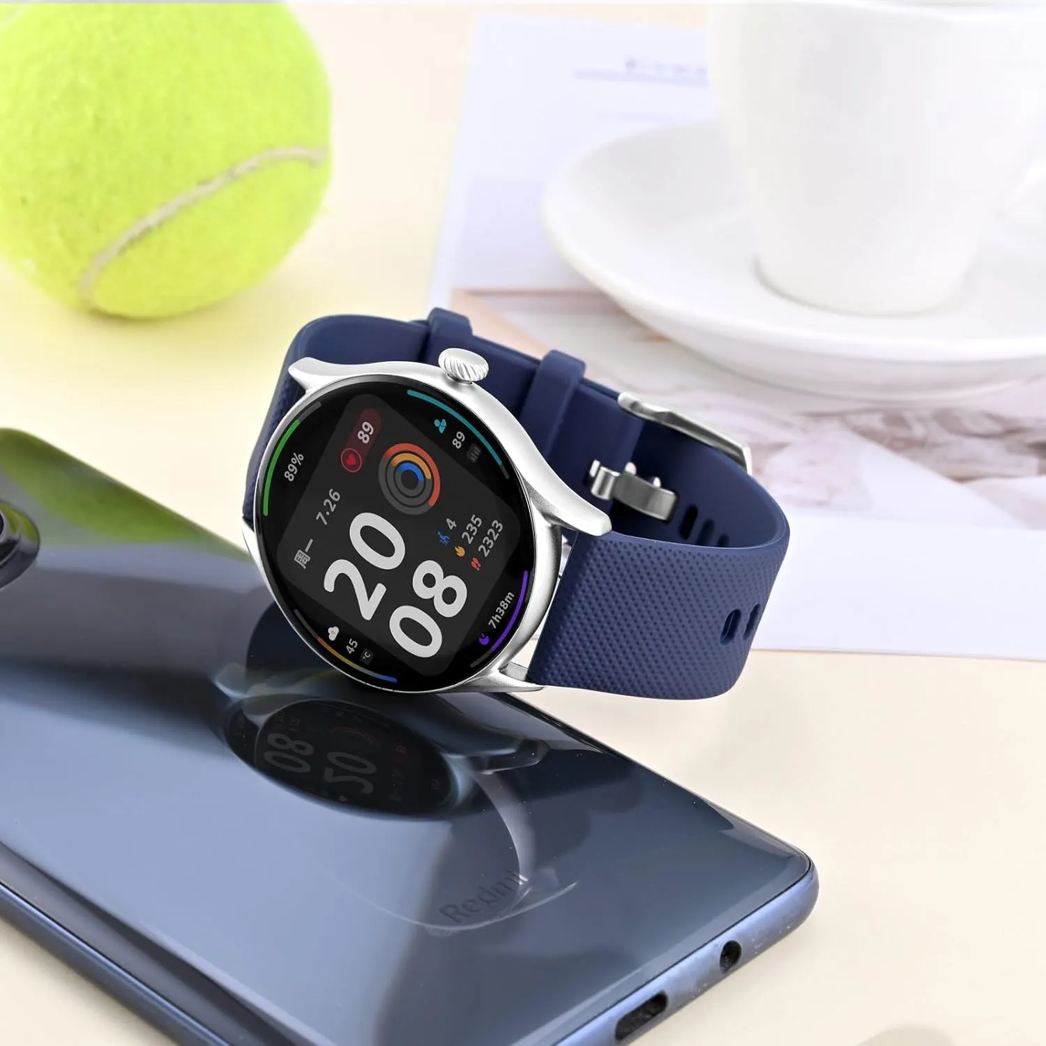 Anbeer Silicone Watch Band 16mm 18mm 20mm 22mm 24mm 19mm 21mm Quick Release Rubber Watch Straps for Men Women,Stainless Steel Buckle