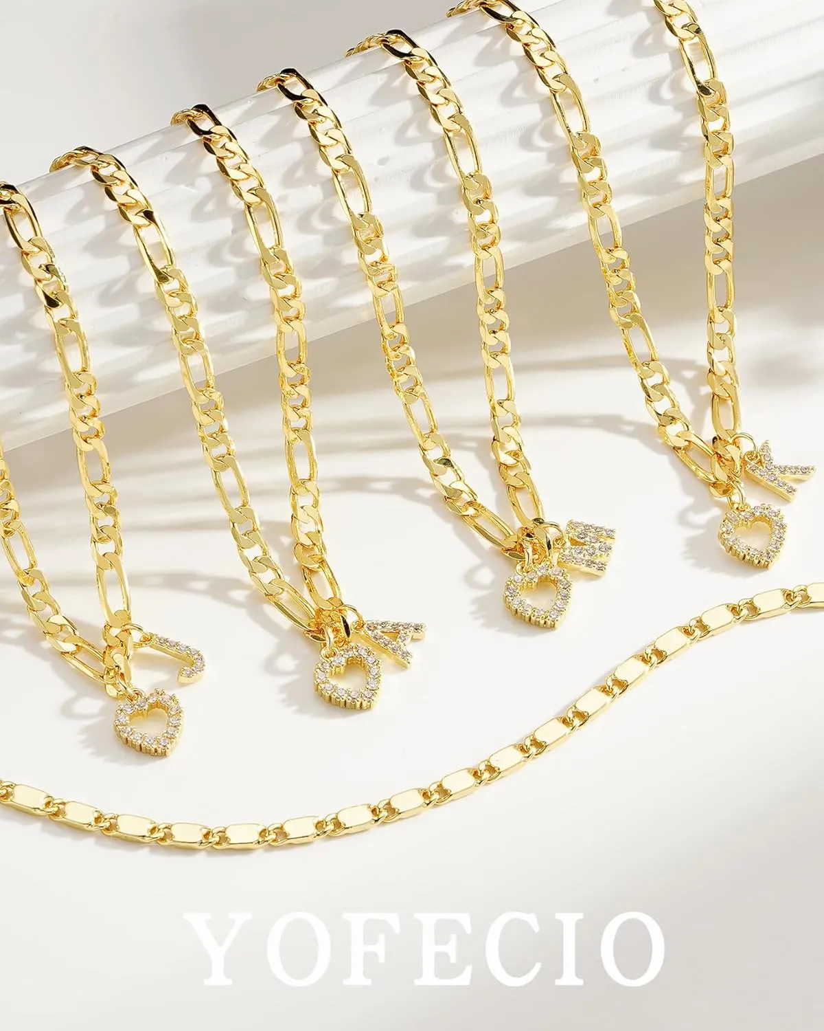 Ankle Bracelets for Women,14K Gold Plated Initial Anklets Dainty Heart Letter Ankle Bracelets Layered Gold Anklets for Women Non Tarnish A to Z Summer Beach Jewelry