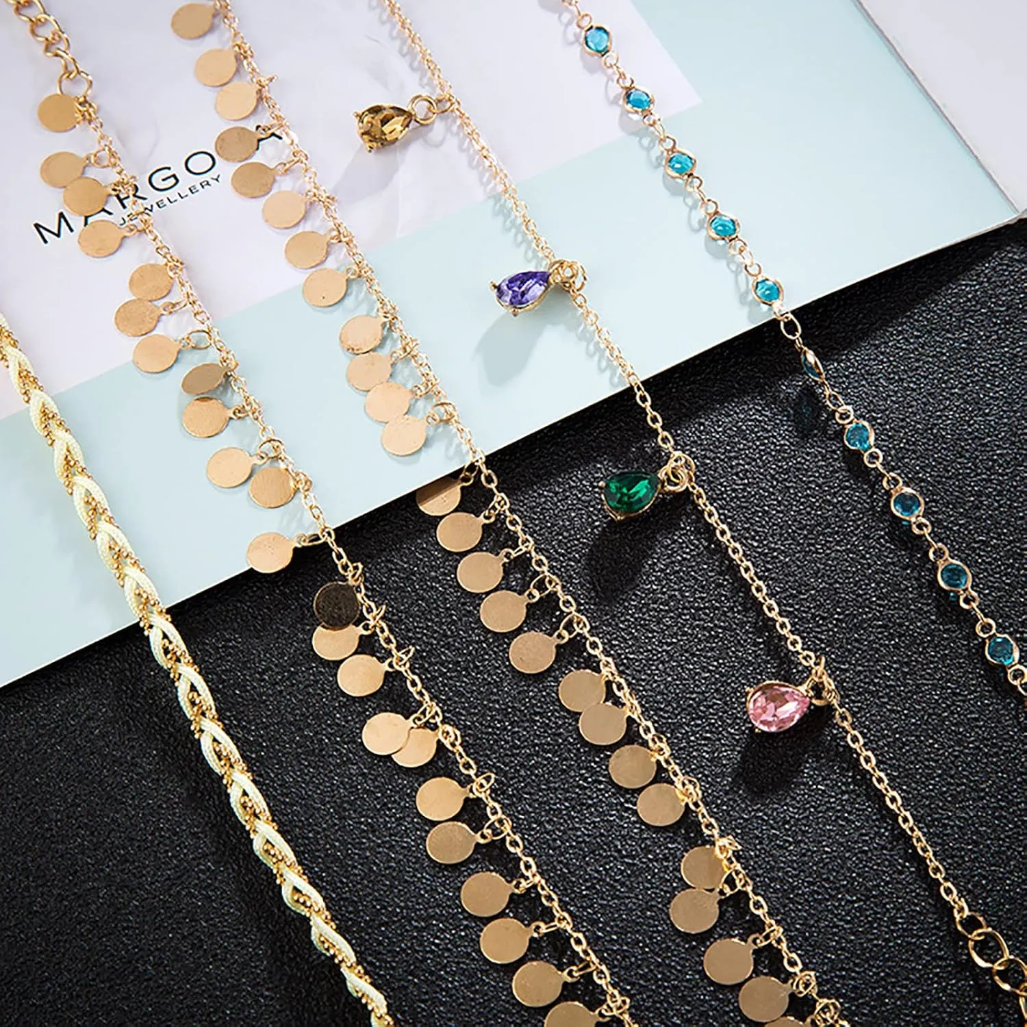 Anklet Bracelets for Wwomen Sea Shell Ankle Bracelets Summer Surfer Anklets Gold Chain Ankle Set Beach Outfits Accessories Summer Jewelry Gifts