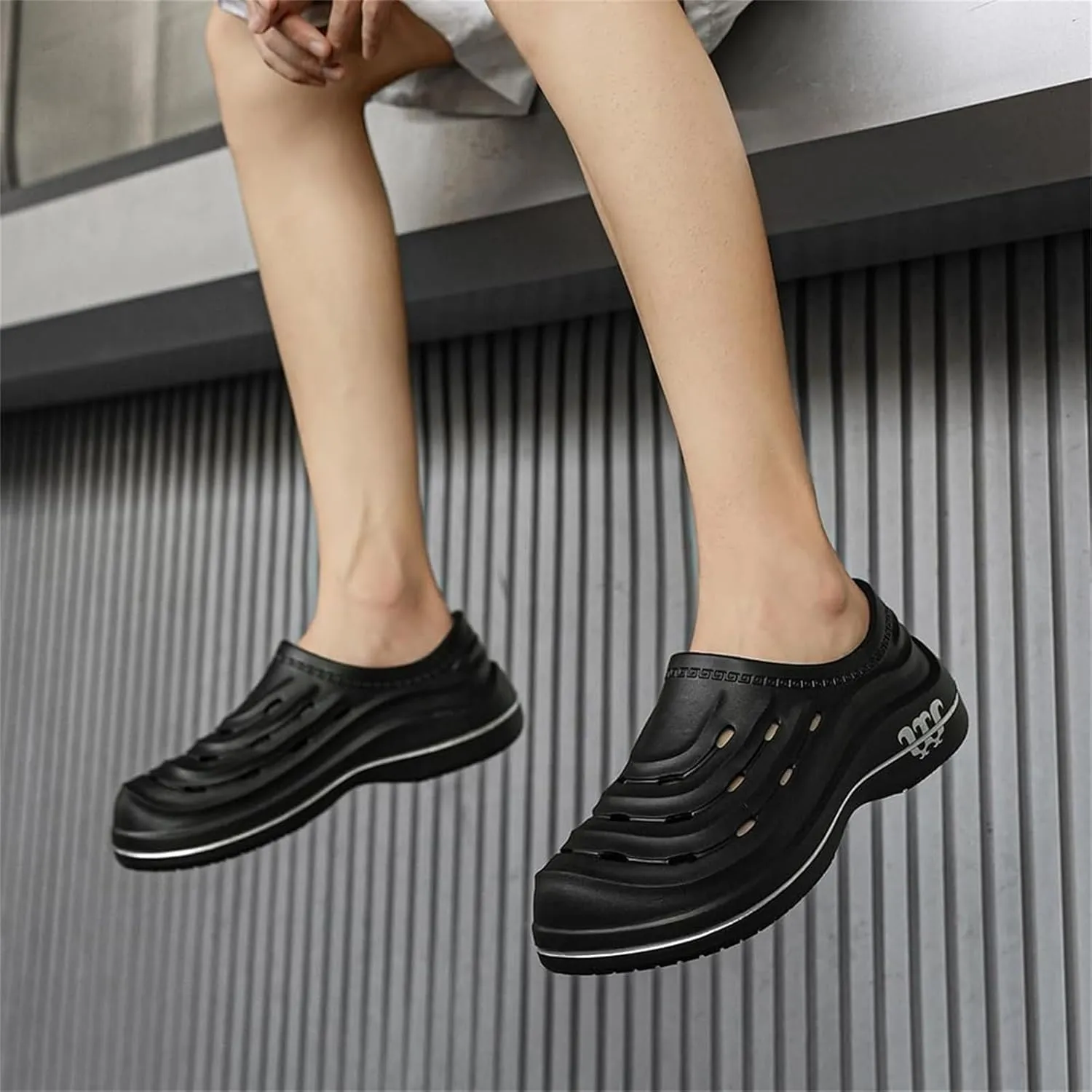 Armadillo Chef Shoes for Men Women Arch Support Work Clogs Slip Resistant Orthopedic for Chef Nurse Garden Comfortable, Slip-On Cushion Slide Sandals Shoes Wide Waterproof Nursing Shoe Unisex