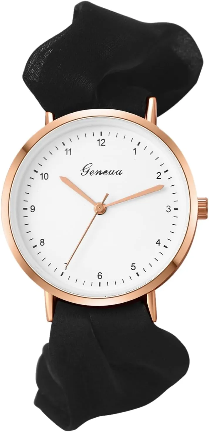 Avaner Women Watches Scrunchies Band Stretch Watches