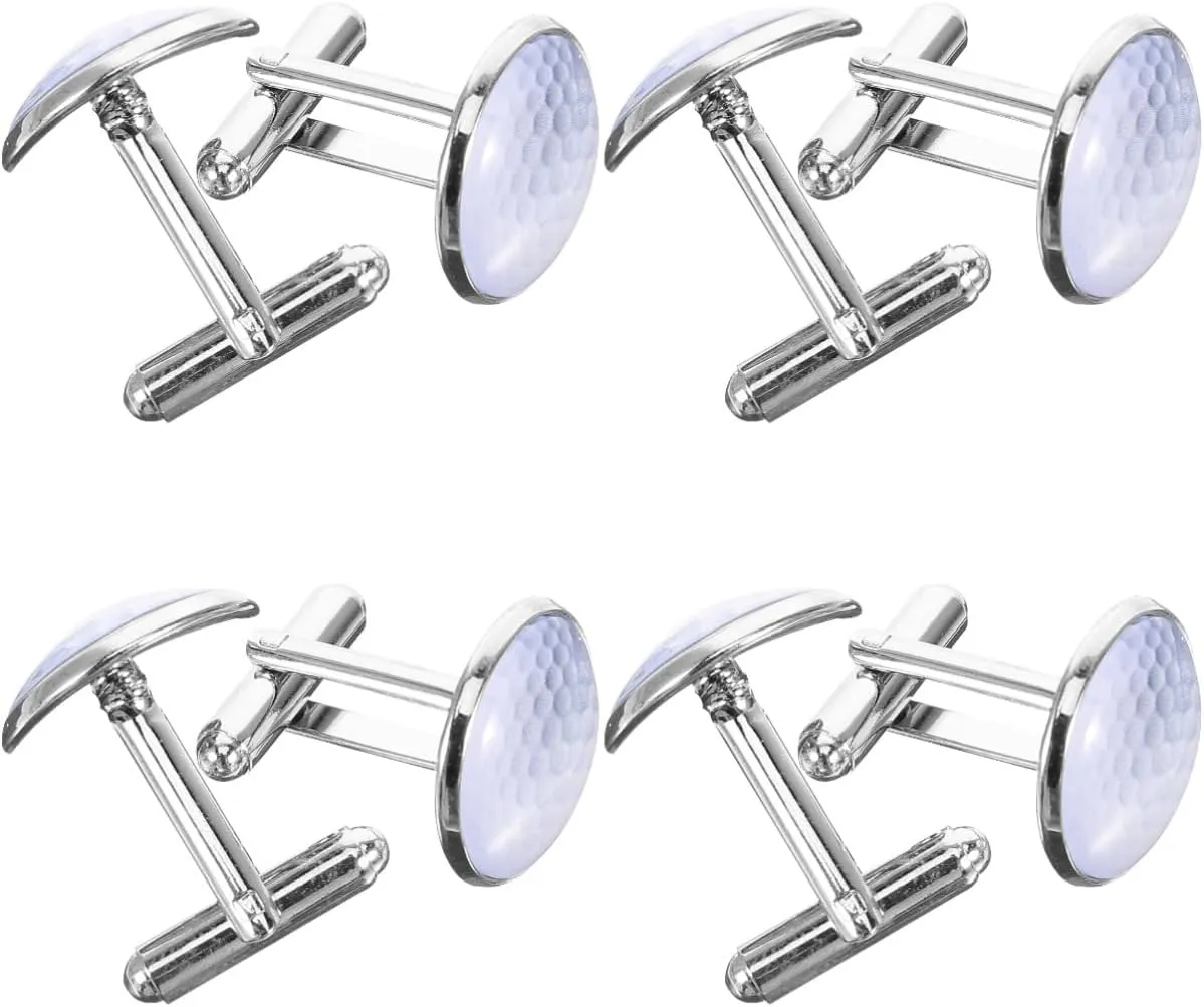 Ball Shirt Studs Round Groomsmen For Men Suit Golf Accessories Women Sport Cuff Links Men Shirt Clothes