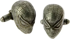 BB Spiderman 3D Cufflinks - Marvel Comics Men's Superhero Spiderman 3D Cufflinks with Gift Box.