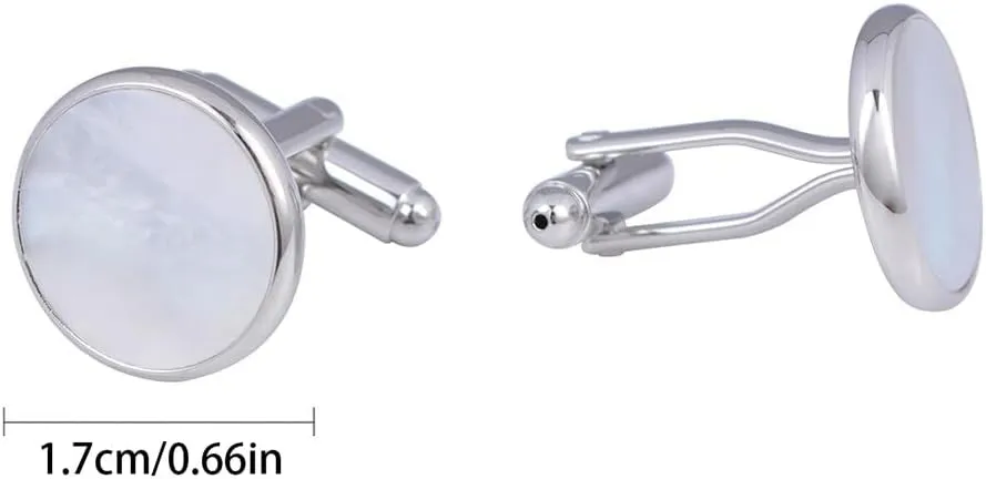 Best Gift for Men, Mens Cufflinks and Studs, Tuxedo Shirt Cufflinks and Studs for Wedding/Banquet/Ceremony/Business