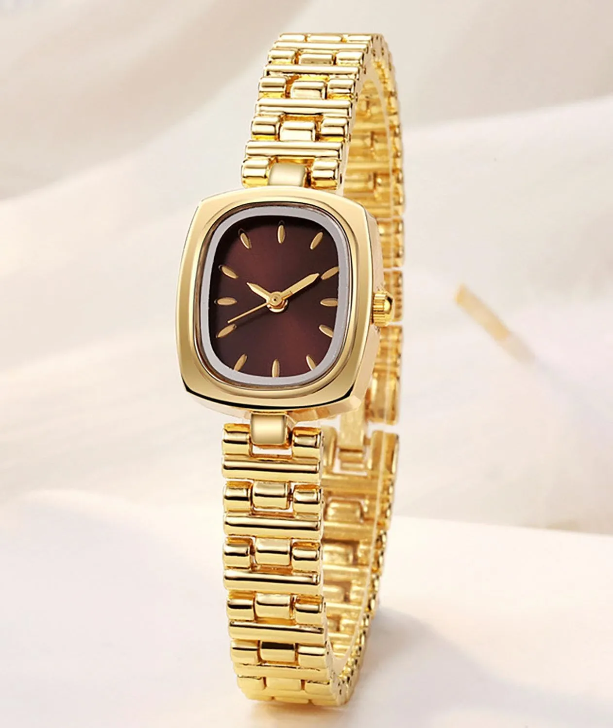 BESTKANG Watches for Women Watches Vintage Women's Dress Watchsquare Gold Watches for Women Bracelet Quartz Watch
