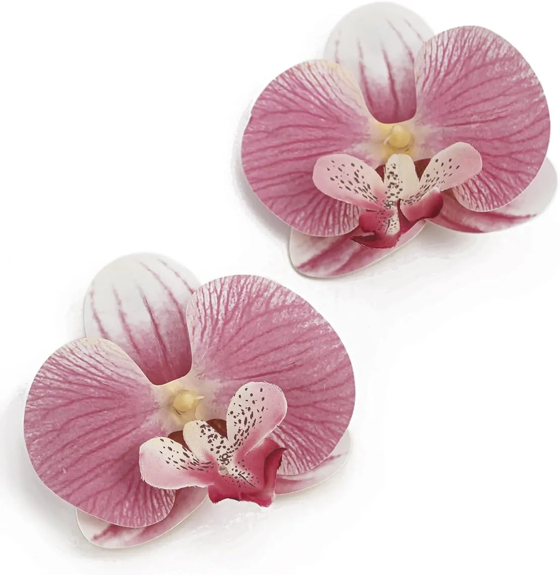 Bohemian Flower Earrings for Women Artificial Butterfly Orchid Stud Earrings Bridal Wedding Floral Jewelry Dainty Floral Ear Accessories for Prom Party