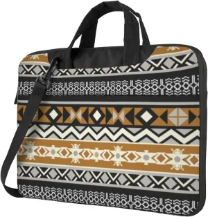 Boho Chic Style Practical 13-15.6 Inch Laptop Bag For Man And Women, Computer Messenger Bag, Trendy Shoulder Strap Design
