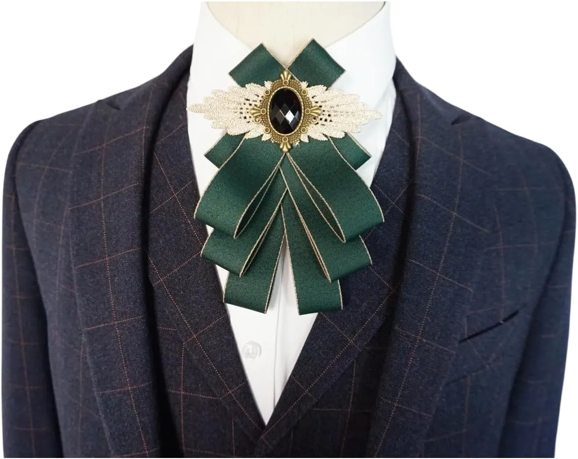 bow pins red corsage bow ties for men women self tie bow brooch collar fashion PreTied Neck Tie bowknot Bow Tie brooch for shirts