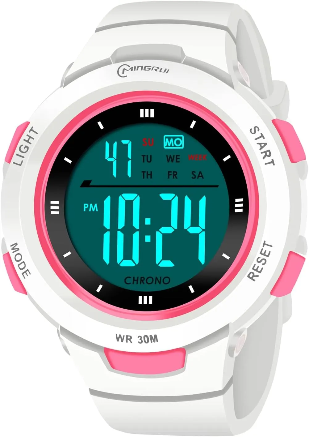 CakCity Kids Watches Digital Sport Watches for Girls Outdoor Waterproof Watches with Alarm Stopwatch Leisure Child Wrist Watch Ages 5-10