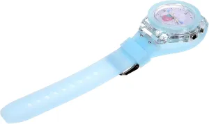 Cartoon Luminous Wristwatch with Soft Cute Strawberry Design for Students Lightweight and Durable for