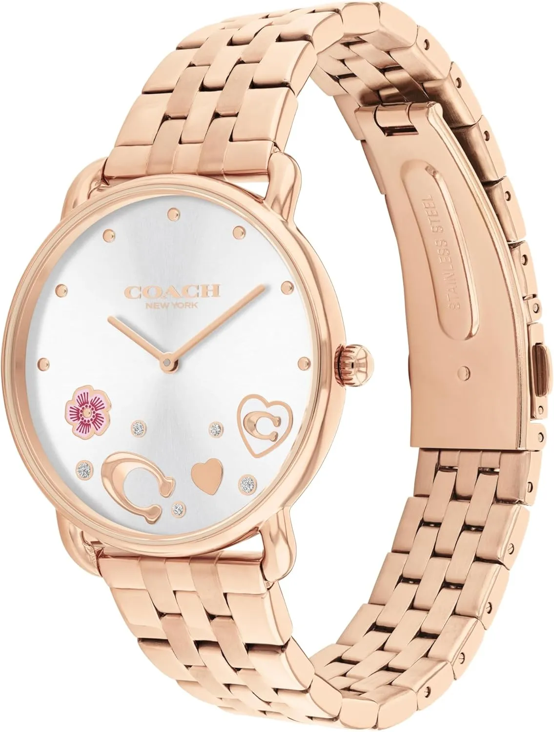Coach Elliot Women's Watch | Sleek Design with Scattered Charms | Timeless Style for Every Occasion | Gift for Her | Water-Resistant | 36 mm