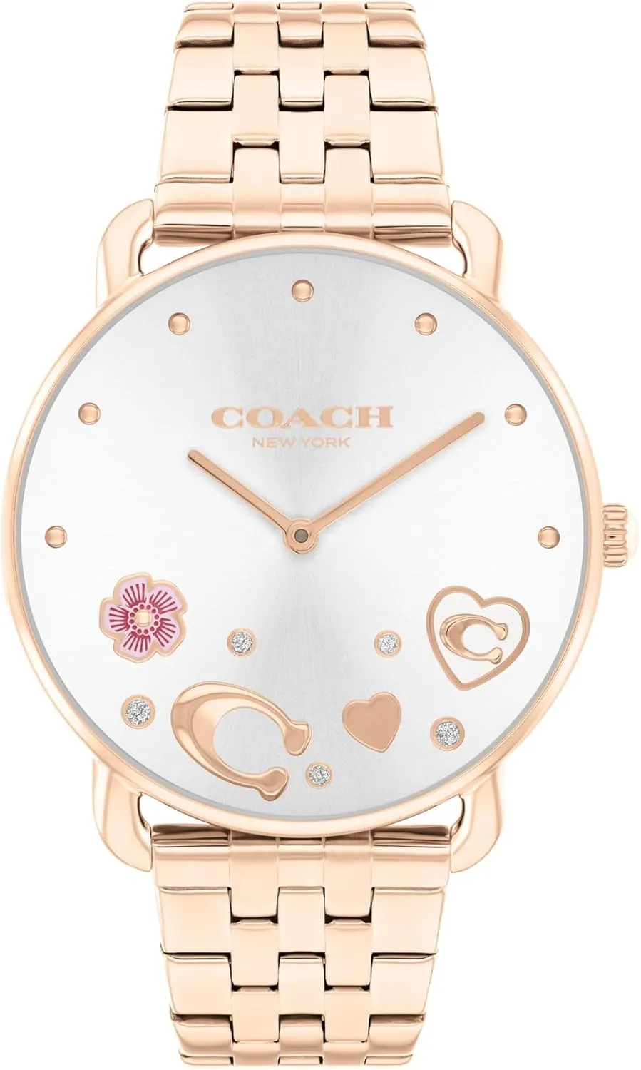 Coach Elliot Women's Watch | Sleek Design with Scattered Charms | Timeless Style for Every Occasion | Gift for Her | Water-Resistant | 36 mm