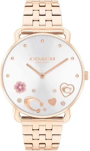 Coach Elliot Women's Watch | Sleek Design with Scattered Charms | Timeless Style for Every Occasion | Gift for Her | Water-Resistant | 36 mm