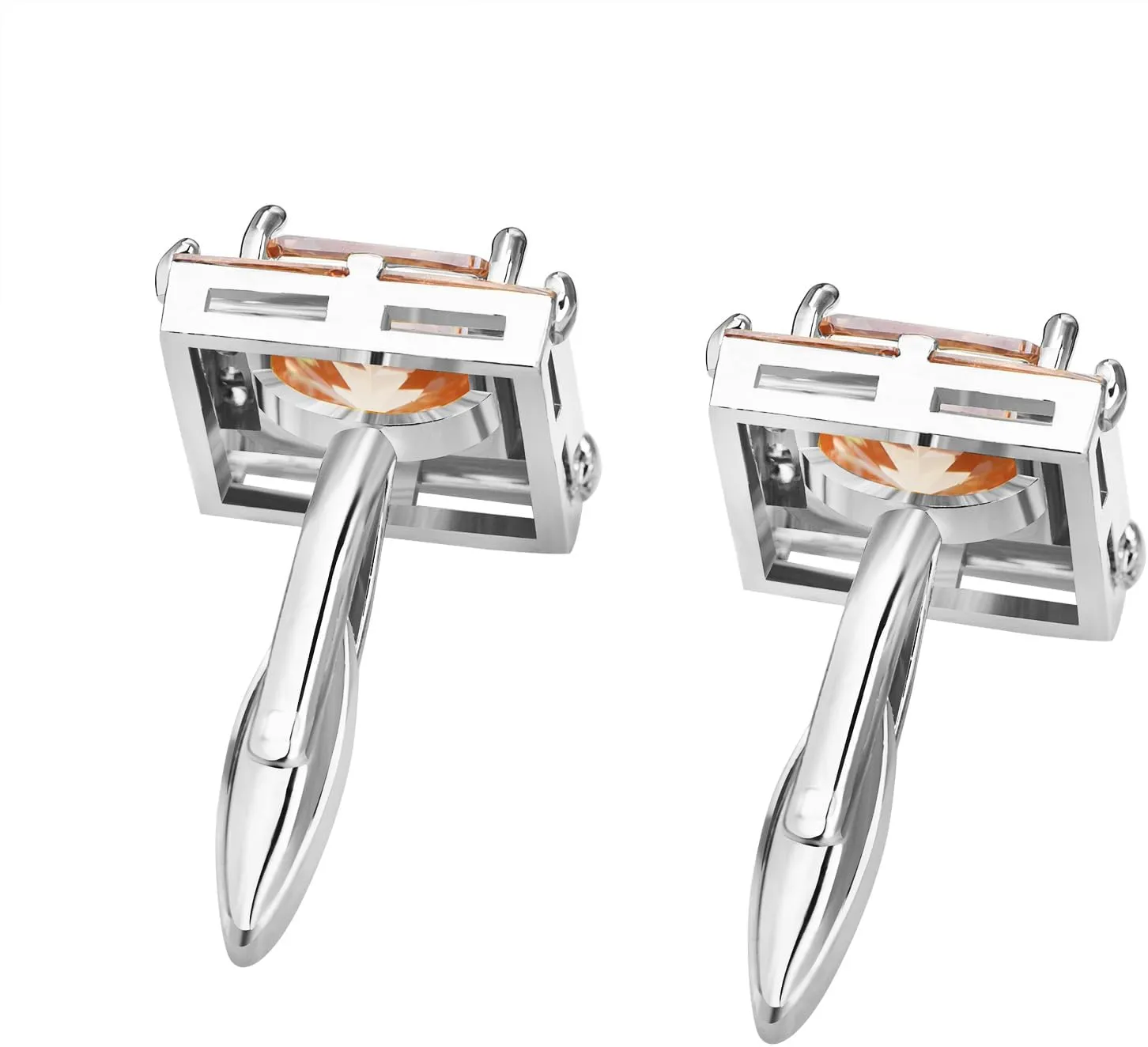Crystal Cufflinks for Men Luxurious Gorgeous Cuff Links French Shirt Accessories Wedding Business Cufflinks with Gift Box
