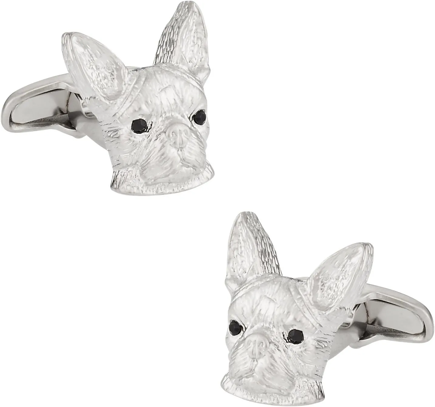Cuff-Daddy Boston Terrier Cufflinks with Travel Presentation Gift Box