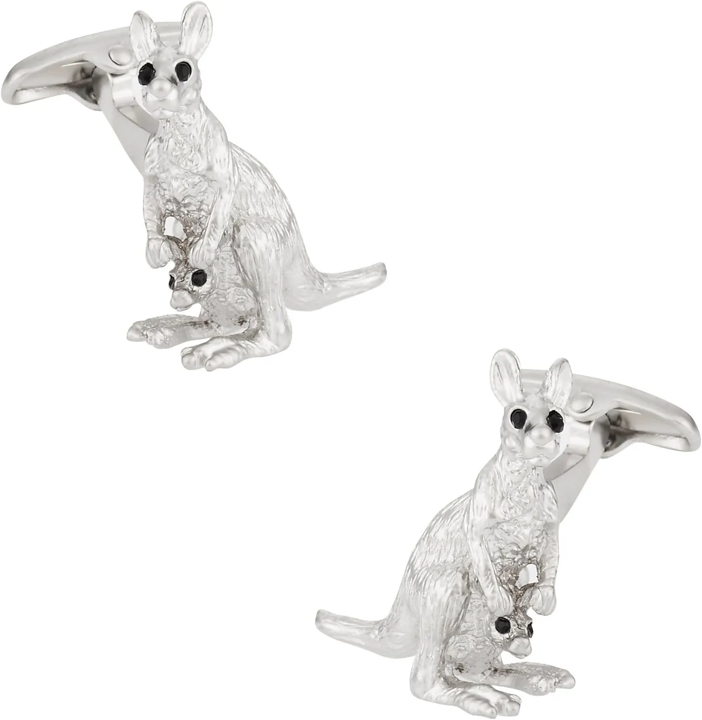 Cuff-Daddy Kangaroo Cufflinks with Travel Presentation Gift Box