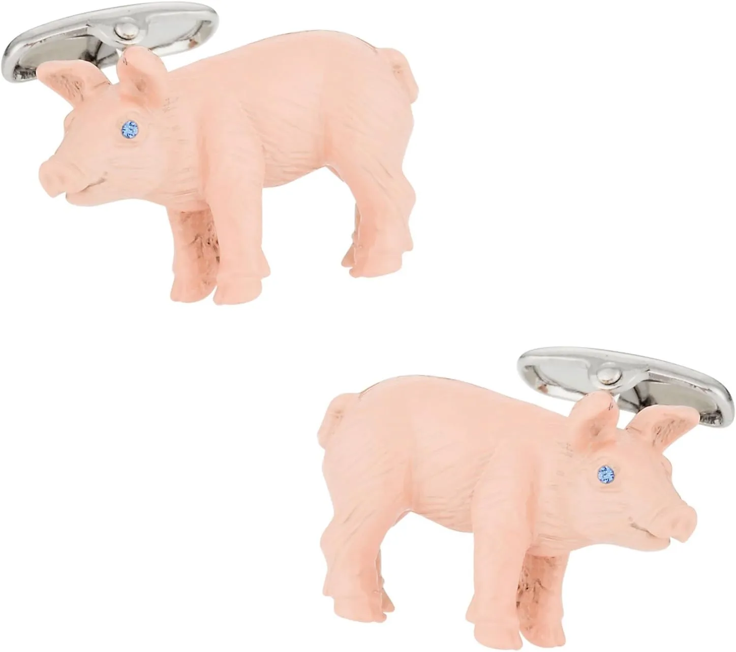 Cuff-Daddy Painted Pig Cufflinks with Travel Presentation Gift Box