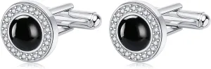 Cufflinks for Men Sterling Silver Cufflinks Tuxedo Studs Jewelry Gifts for Husband Father