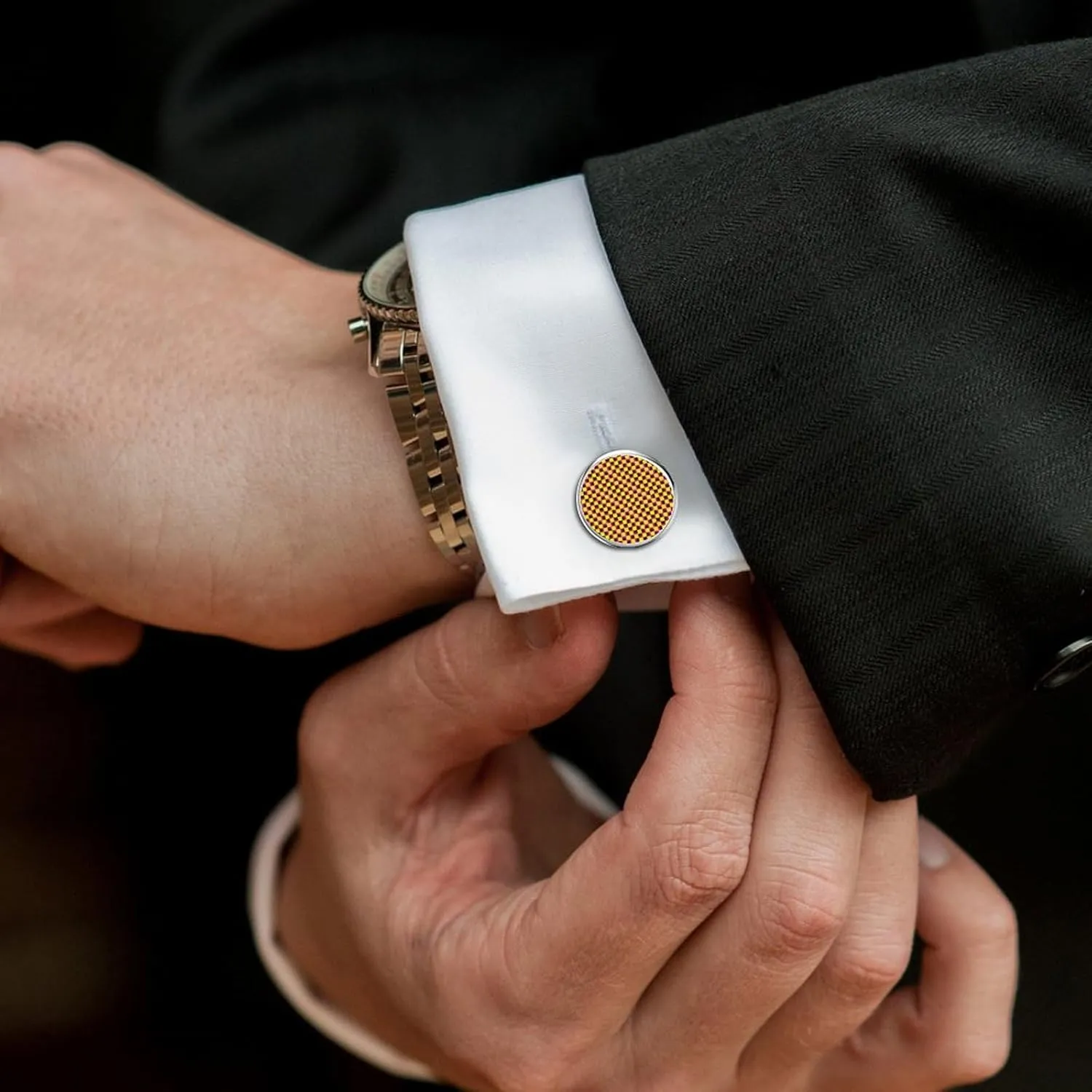 Cufflinks Studs for Men, Fashion Tuxedo Shirt Cufflinks Studs for Wedding Business Accessories