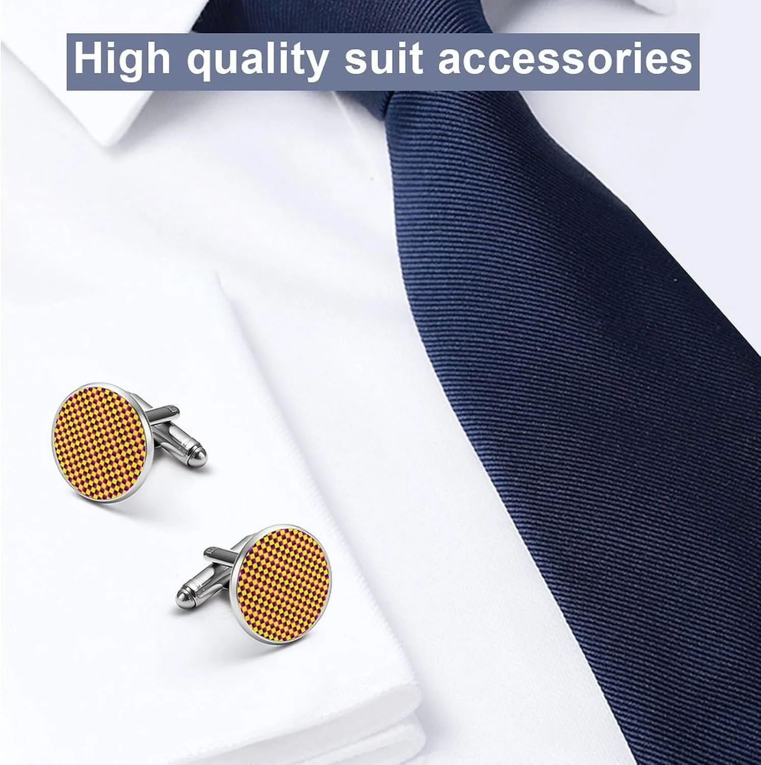 Cufflinks Studs for Men, Fashion Tuxedo Shirt Cufflinks Studs for Wedding Business Accessories