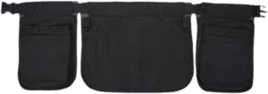 Denim Waist Bag Fanny Pack Wallet Practical Zipper Bag Sturdy Belt Bag Waist Pack Fashion for Running Travel, Black