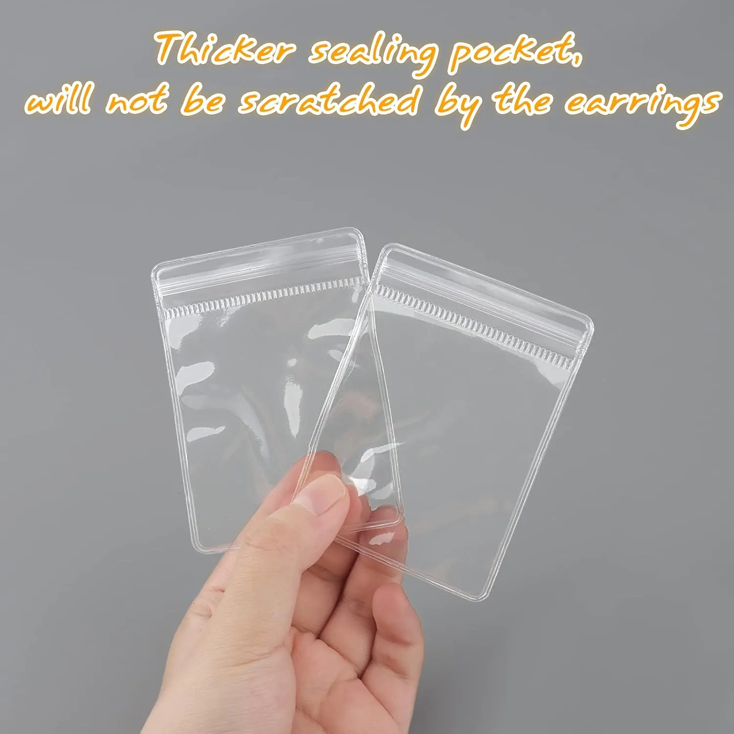 DesignSter Jewelry Storage Book, Earring Organizer Book, Jewelry Storage Bag Thicken Anti-Oxidation, Jewelry Travel Organizer (84Grids 50pcs Ziplock Bags)