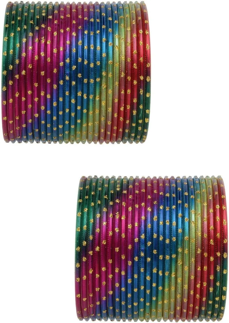 Efulgenz Indian Bangles for Women Indian Bangles Set Bollywood Plain Metal Bangle Bracelets Costume Jewelry for Women