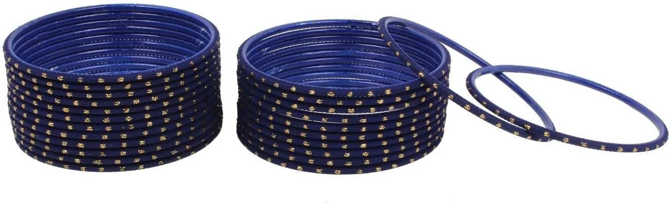 Efulgenz Indian Bangles Set Bollywood Plain Metal Bangle Bracelets Wedding Bangles Costume Jewelry for Women