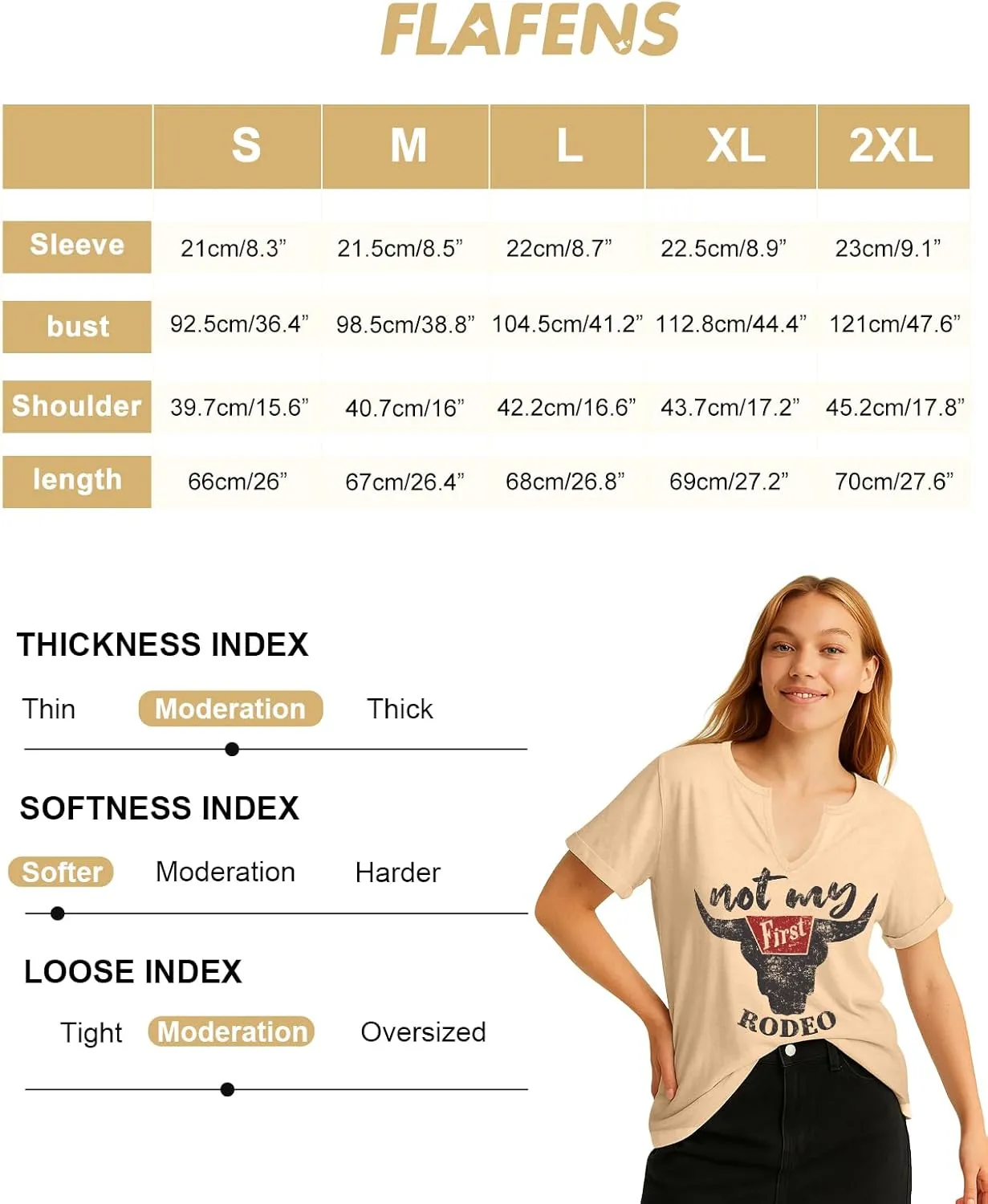 Flafens V Neck T-Shirts for Women - Graphic Short Sleeve Tees Tops Fashion Trendy Soft Casual Summer Outfits Clothes