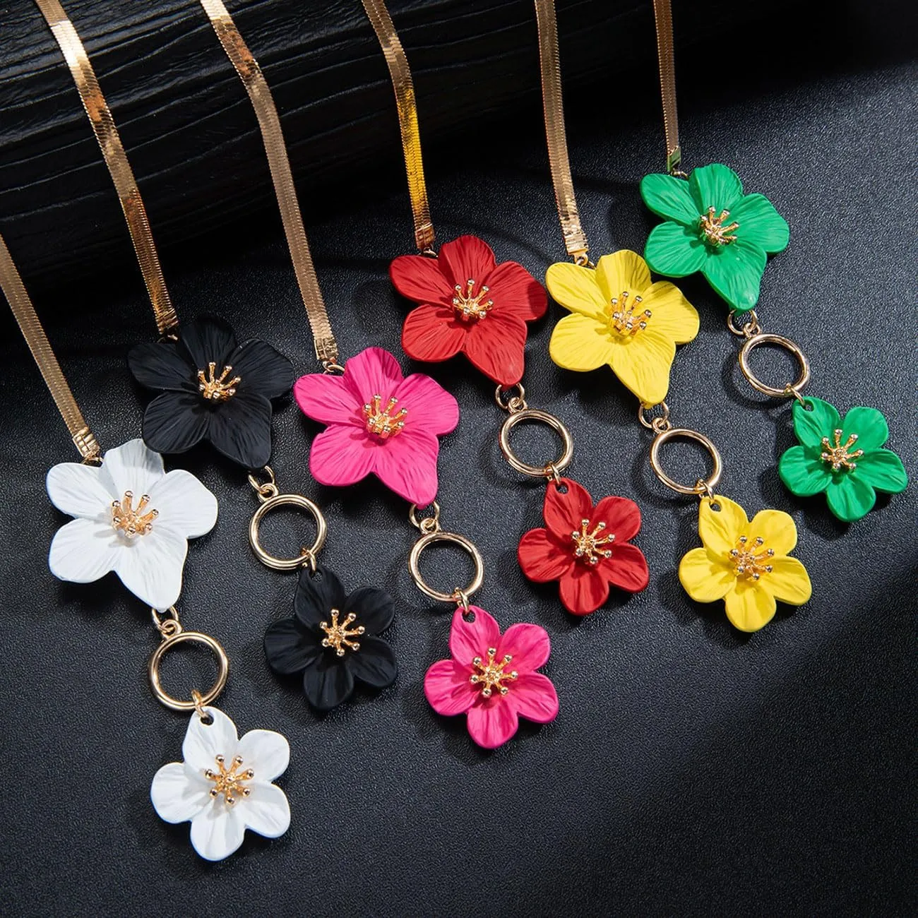 Flower Anklets for Women Trendy Flower Ankle Bracelet Boho Floral Anklet Summer Beach Anklets Jewelry for Women