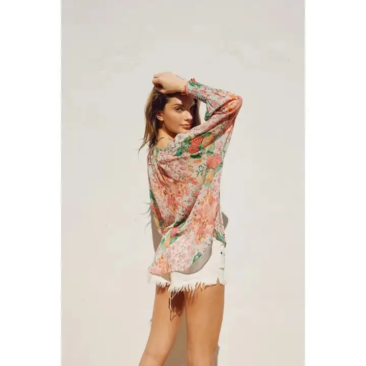 Flower Patch Flowy Blouse NB