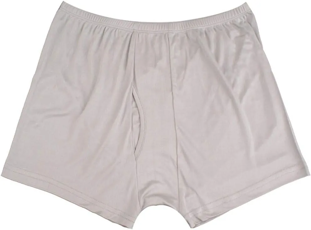 Forever Angel Men's 100% Silk Basic Stretch Boxer Briefs Shorts