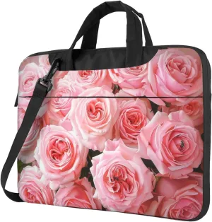 Fresh Roses Printed Laptop Tote Bag Travel Business Computer Bag Work Bag for Men Women