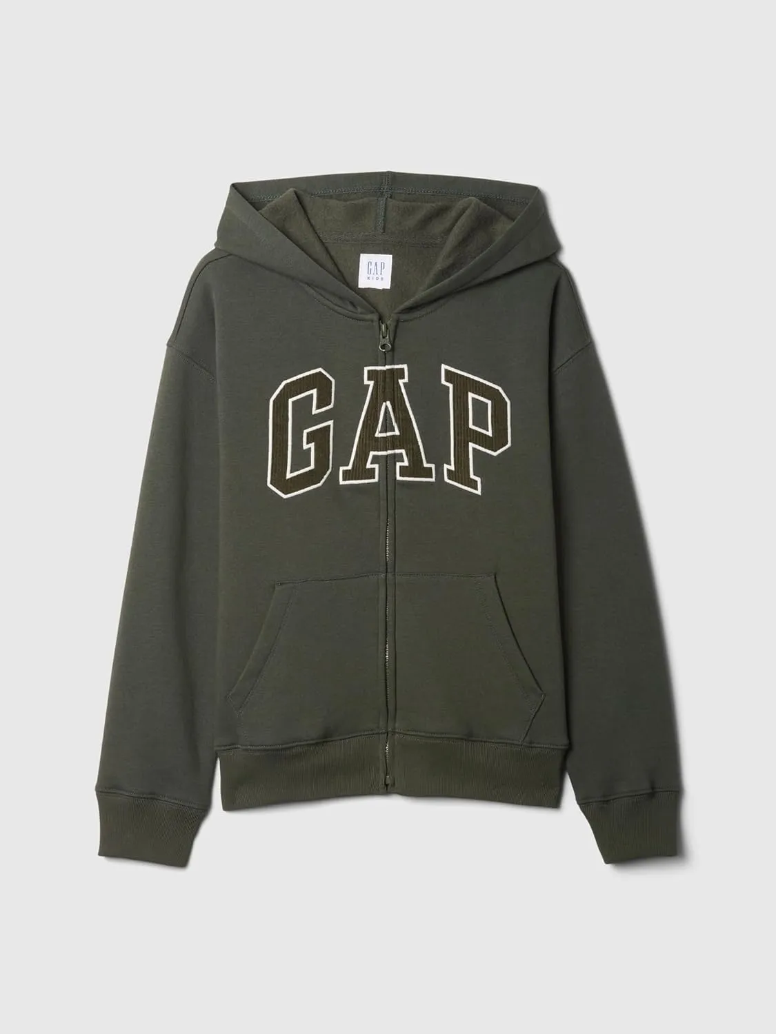GAP Boys' Heritage Logo Full Zip Fleece Goodie