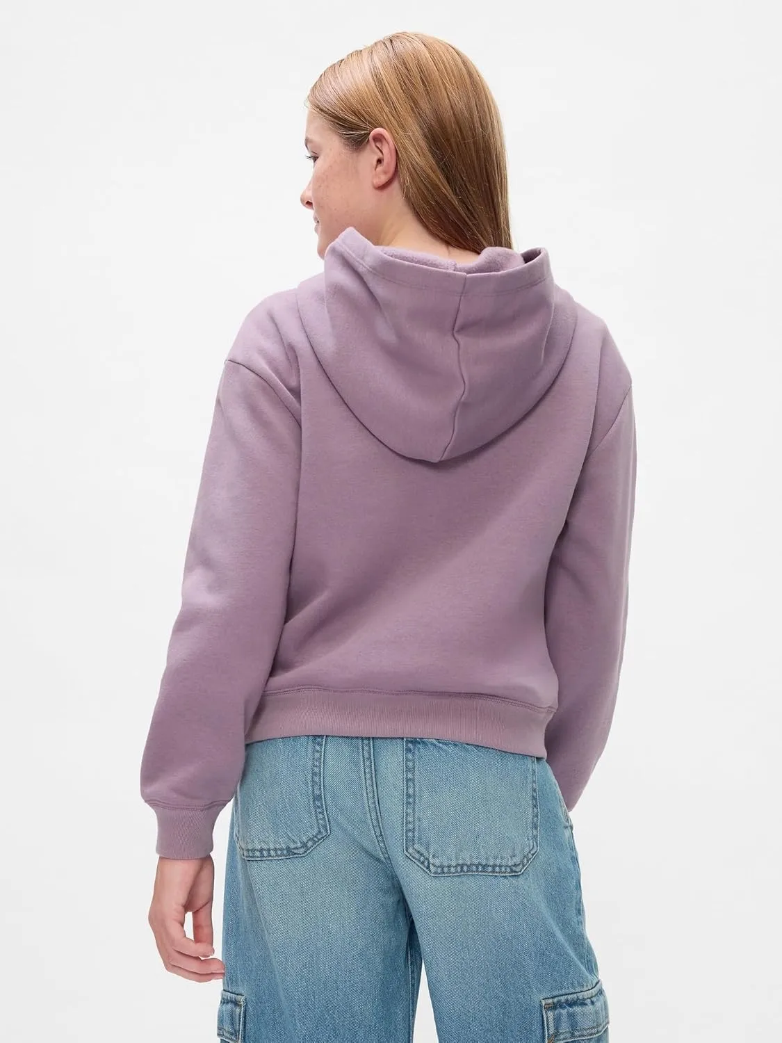 GAP Girls' Logo Fleece Sweatshirt