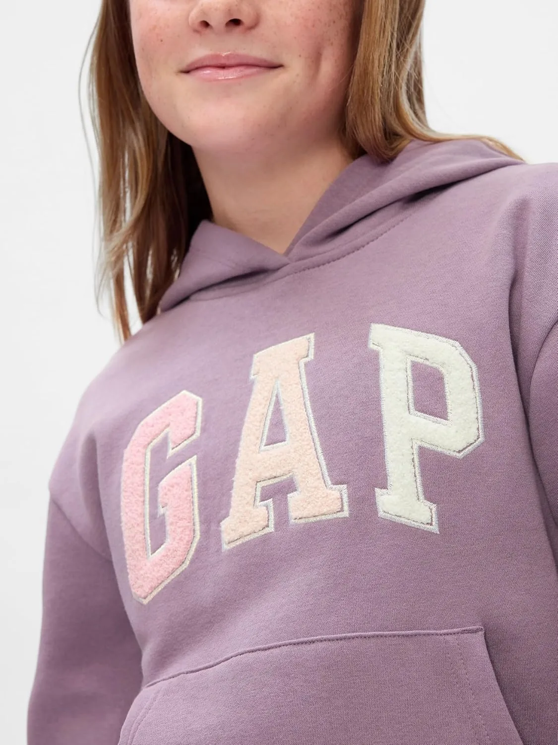 GAP Girls' Logo Fleece Sweatshirt