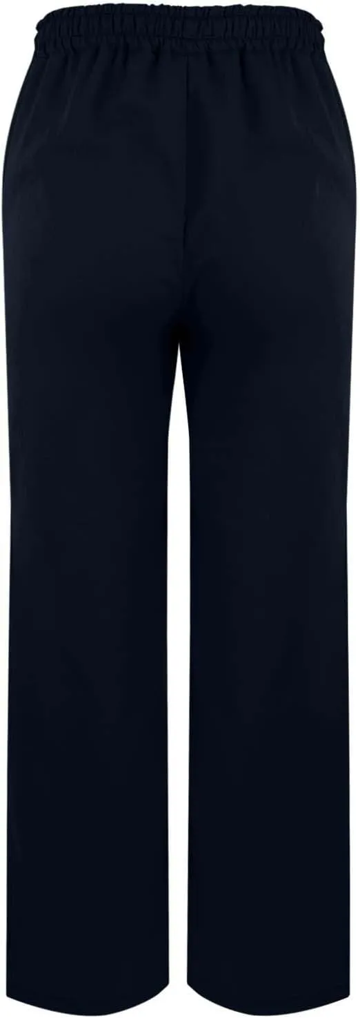 GIERIDUC Linen Pants for Women 2025 Summer High Waist Elastic Straight Leg Lounge Pant Casual Loose Beach Trousers w/Pockets