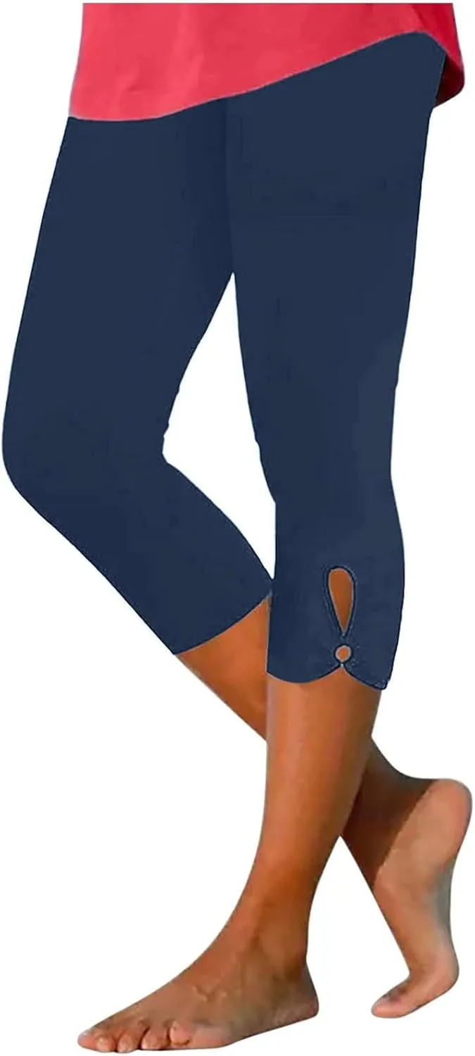 High Waisted Leggings for Women Lightweight Workout Yoga Pant Stretch Comfy Breathable Running Athletic Gym Trousers