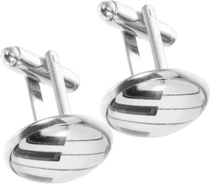 Homoyoyo Men's Cufflinks Set Piano Button Pattern Business Cufflinks Fashion Accessory