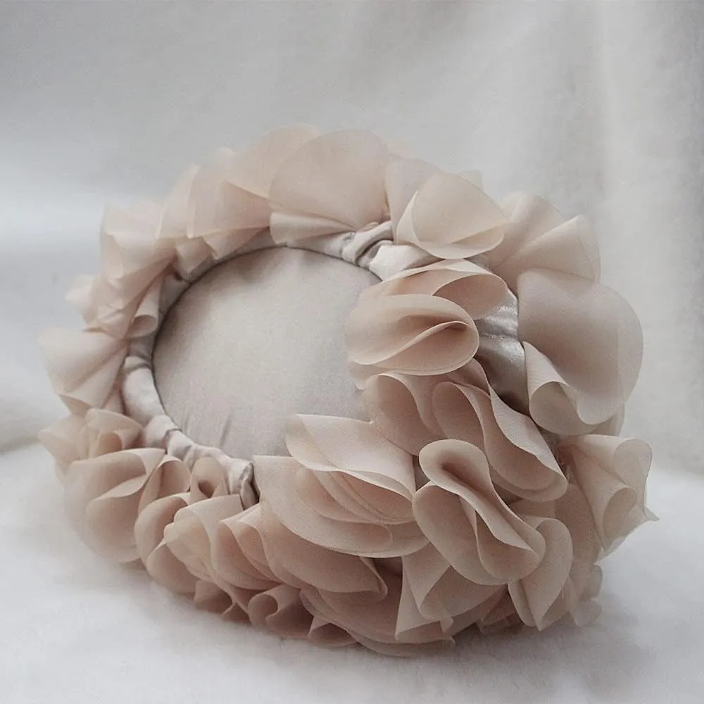 HUFFA Luxury Satin Floral Bride Party Evening Clutch Bag Women Wedding Purses and Handbags Small Shoulder Chain Bag (Color : White, Size : 20cm)