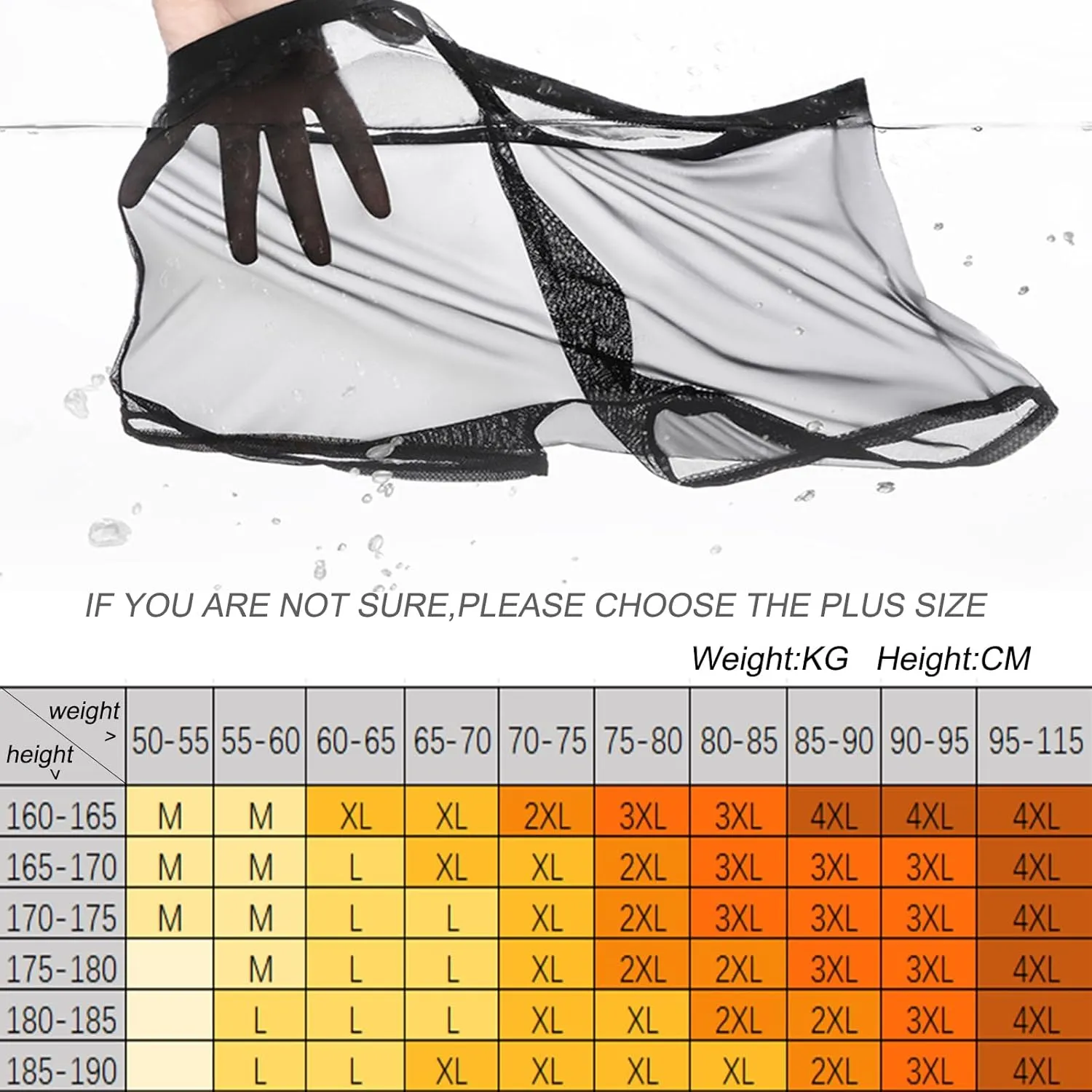 Ice Silk Sexy Mesh Full Transparent Boxer See Through Breathable Shorts Underwear Hollow Briefs for Men