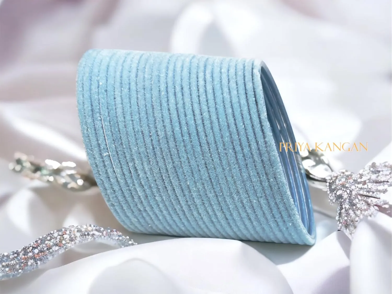 Indian Beautifull Plane Velvet Metal Bangles, Matching Churi, For Girls & Women. (Pack of 48 Bangles)