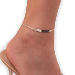Initial Anklet for Women - Personalized Name Anklet with Initials, Custom Anklets for Women - Elegant Customized Jewelry Gift