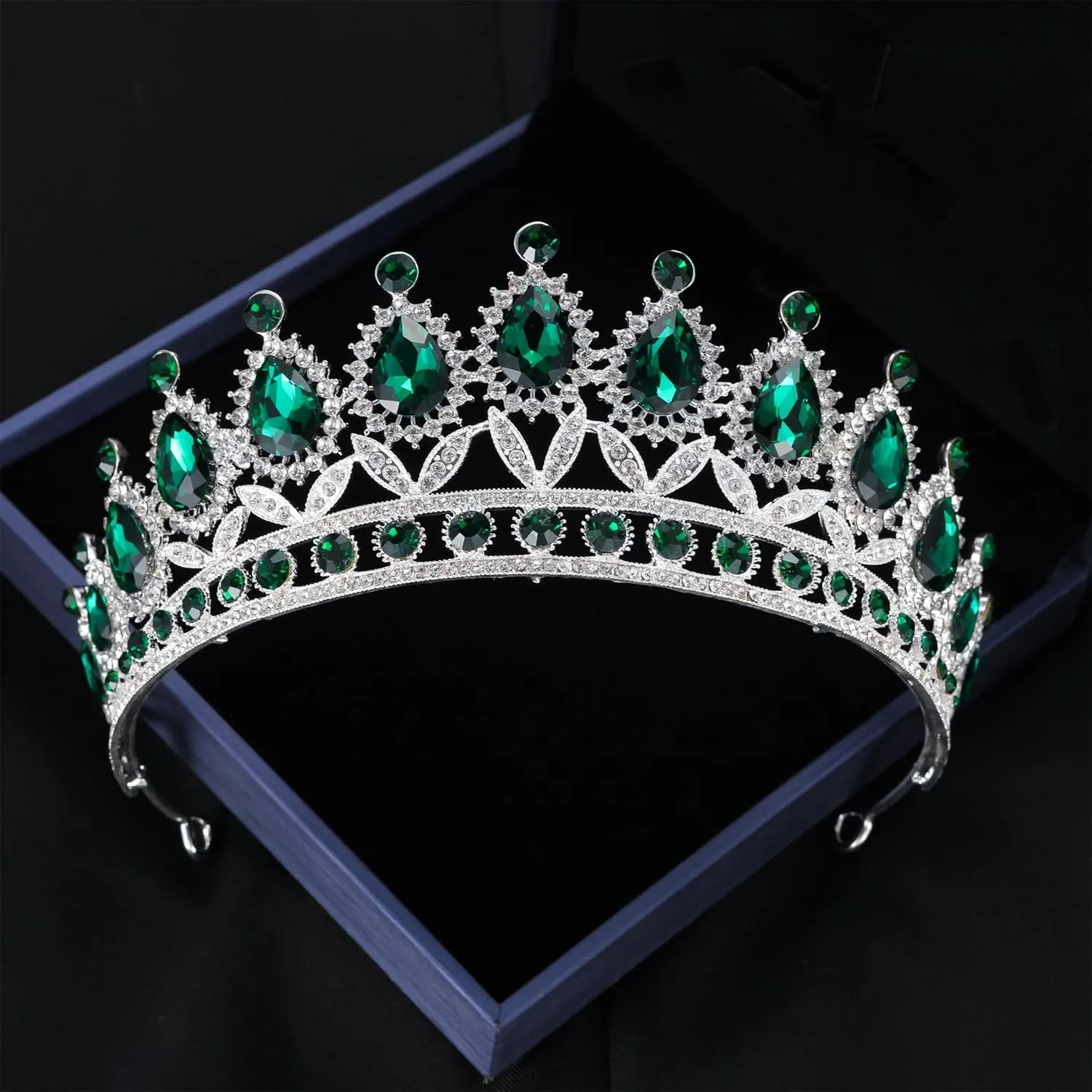 Kamirola Tiaras Princess Crown for Women and Girls Crystal Headbands for Bridal, Princess for Wedding and Party(TR21)